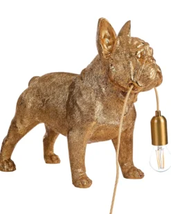 Bordlampe Hund BAXTER Guld