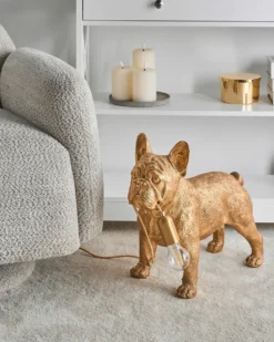Bordlampe Hund BAXTER Guld