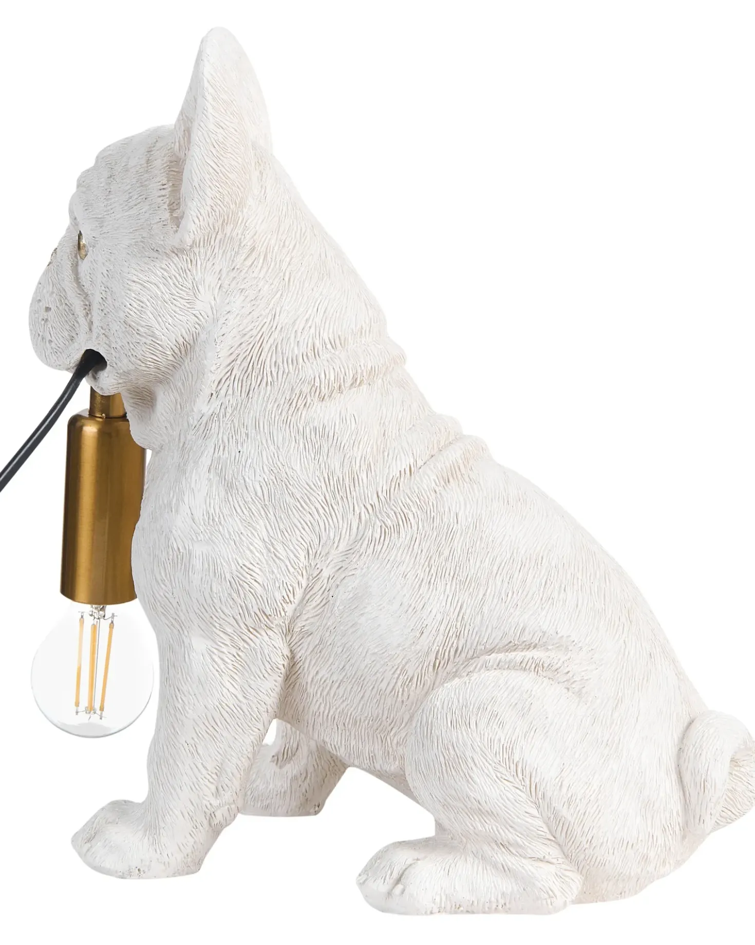 Bordlampe Hund BRUNO Hvid
