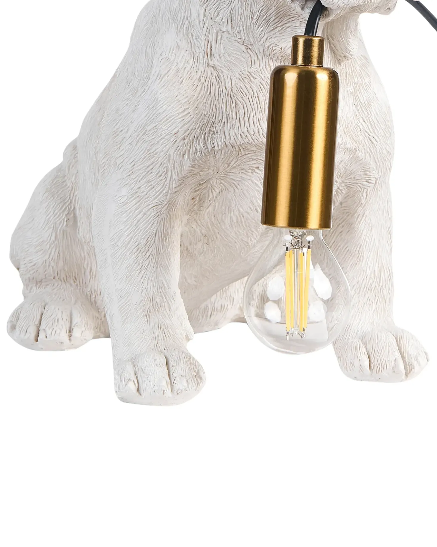 Bordlampe Hund BRUNO Hvid