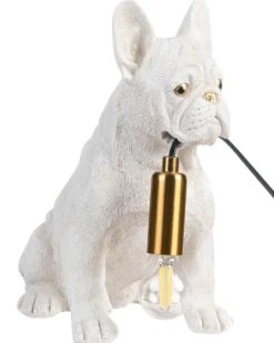 Bordlampe Hund BRUNO Hvid