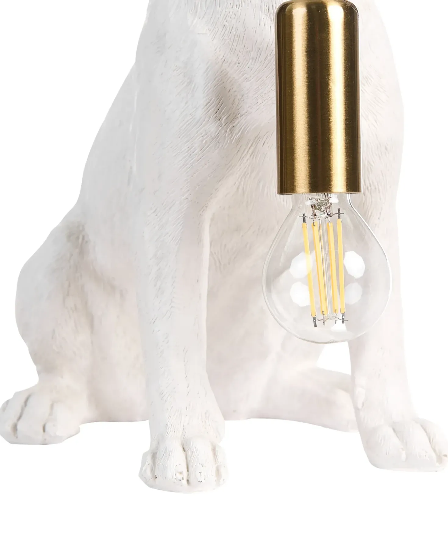 Bordlampe Hund ROCCO Hvid