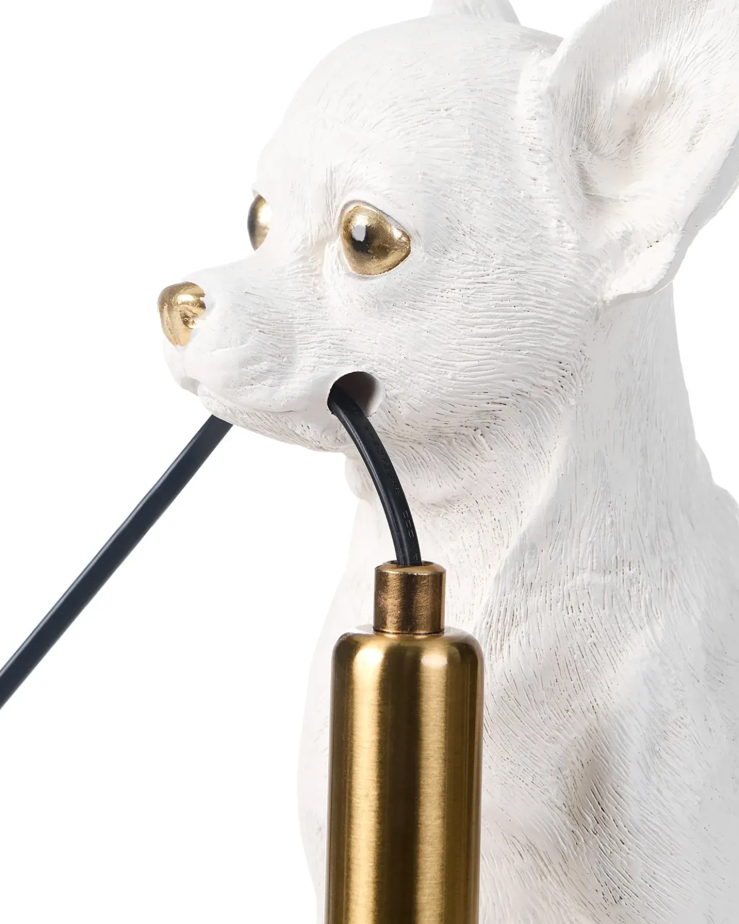 Bordlampe Hund ROCCO Hvid