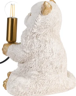 Bordlampe Kat YOKO Hvid