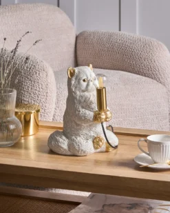 Bordlampe Kat YOKO Hvid