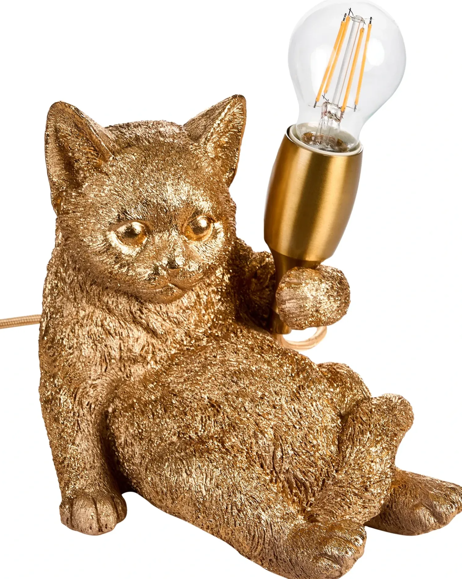 Bordlampe Kat ZIPPY Guld