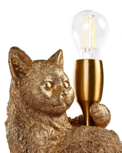 Bordlampe Kat ZIPPY Guld