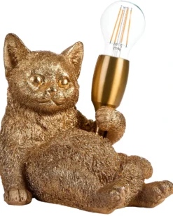 Bordlampe Kat ZIPPY Guld