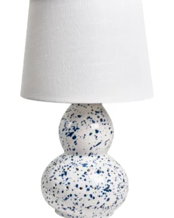 Bordlampe MACAL Keramik Hvid/blå