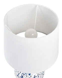 Bordlampe MACAL Keramik Hvid/blå