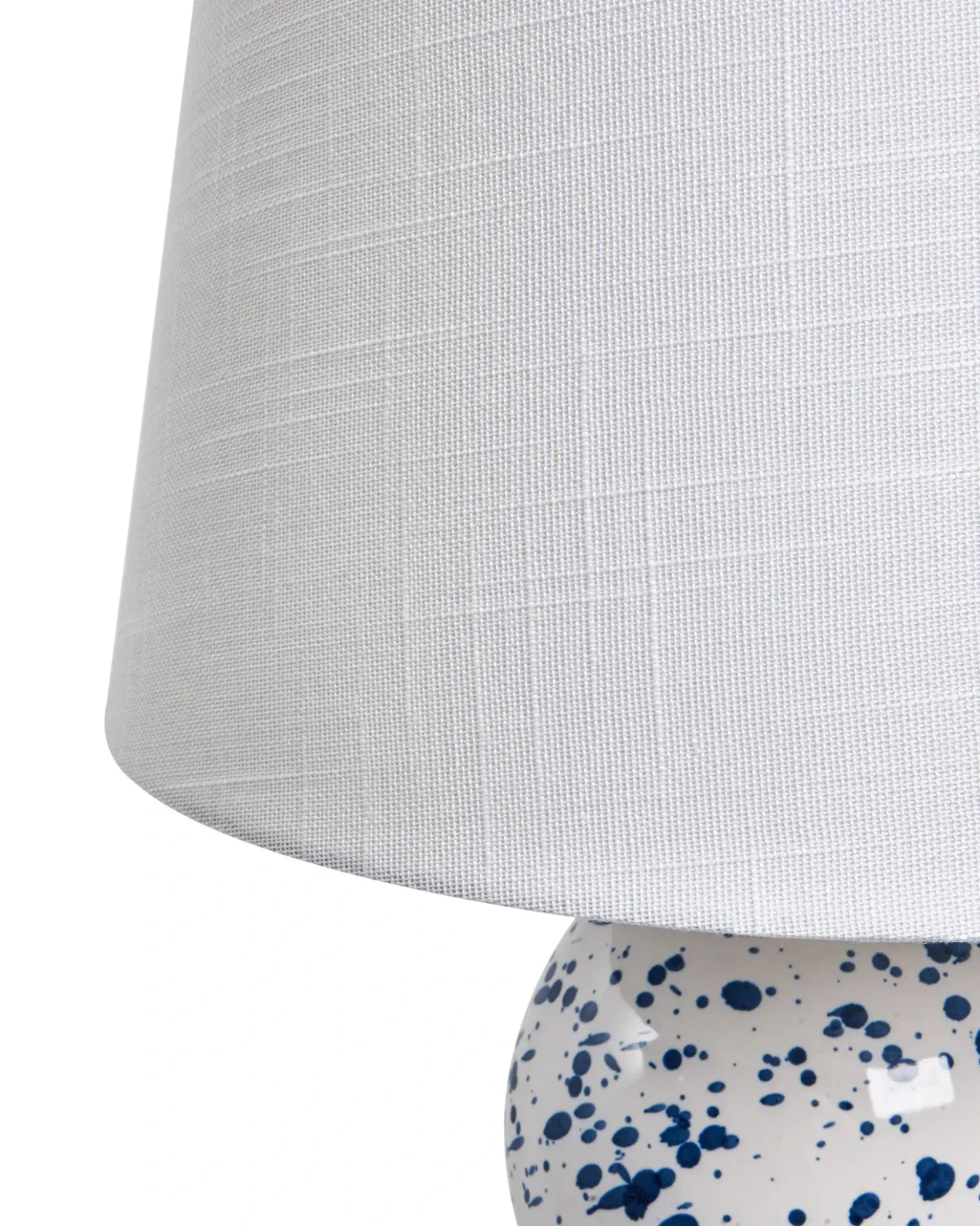 Bordlampe MACAL Keramik Hvid/blå