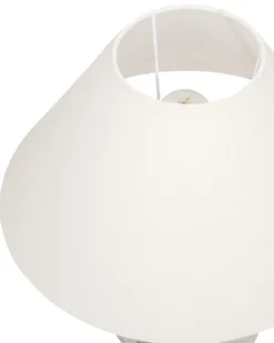 Bordlampe MAGROS Porcelæn Hvid/blå