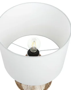Bordlampe MALEWA papirreb Naturlig