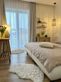 Bordlampe MALEWA papirreb Naturlig