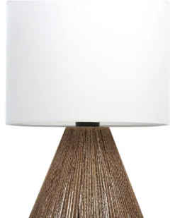 Bordlampe MALEWA papirreb Naturlig