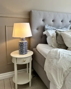 Bordlampe MARCELIN Porcelæn Hvid/blå