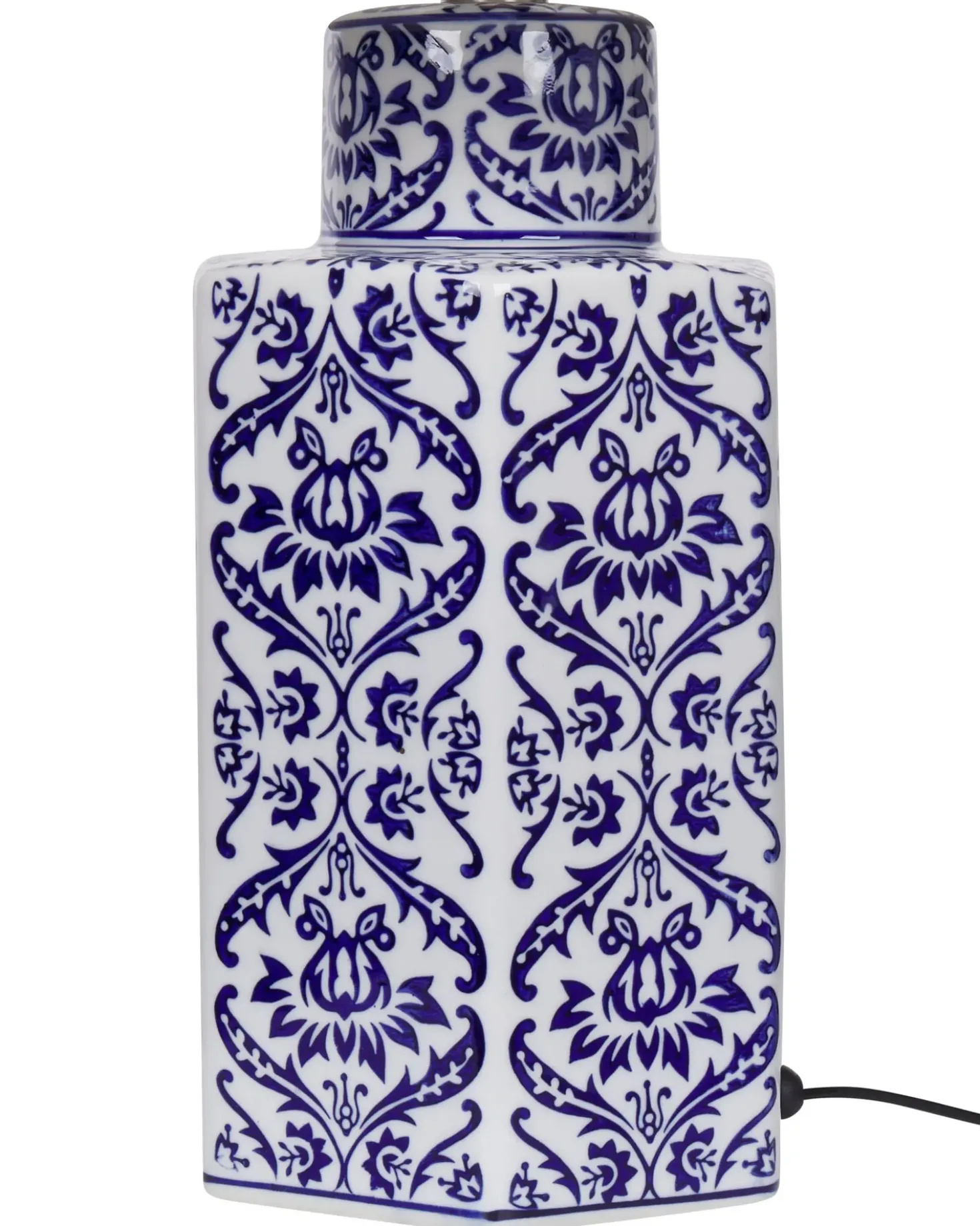 Bordlampe MARCELIN Porcelæn Hvid/blå