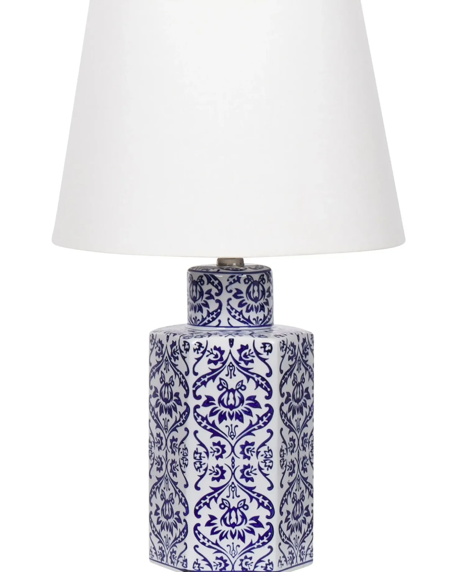 Bordlampe MARCELIN Porcelæn Hvid/blå