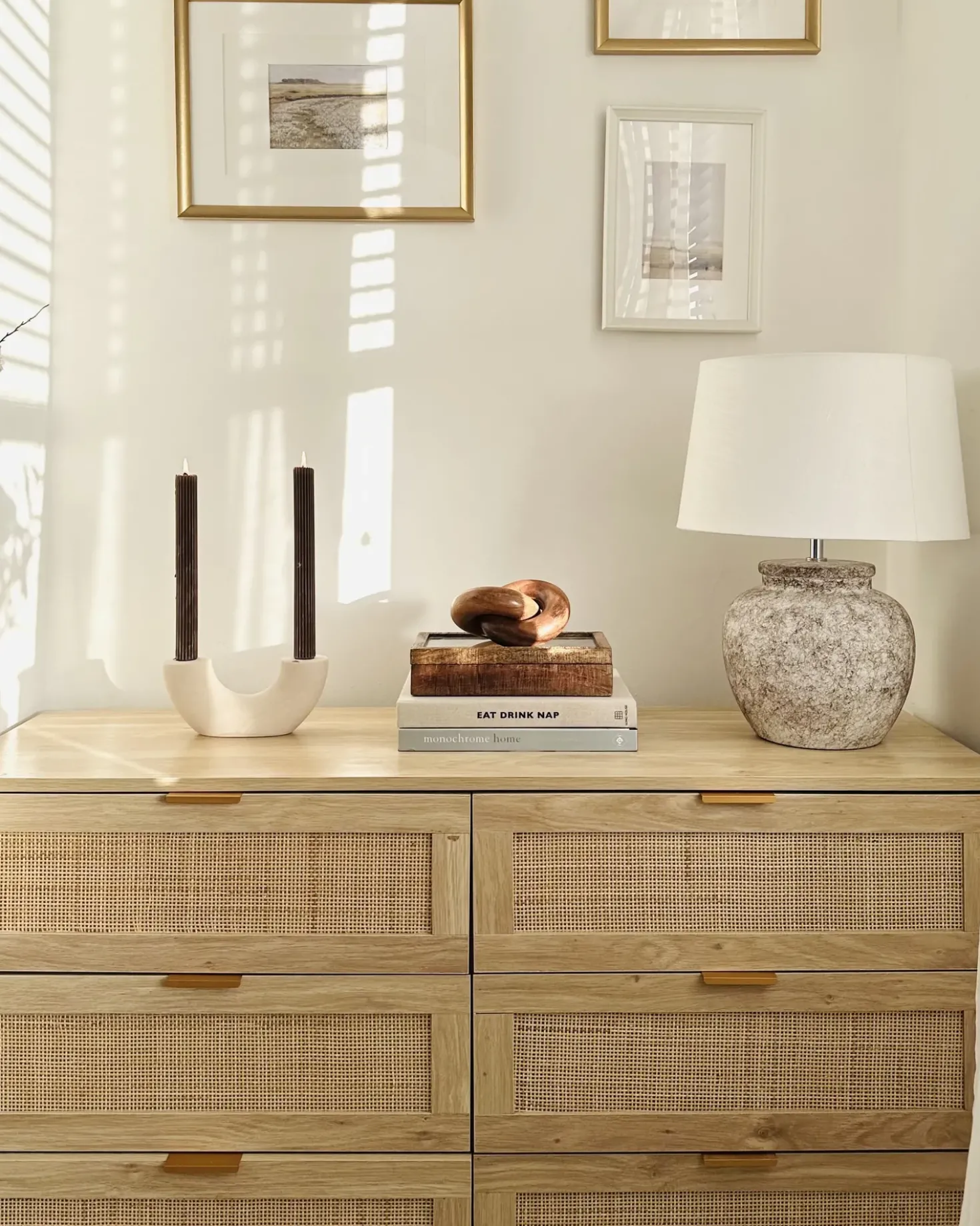 Bordlampe MAREB Keramik Beige
