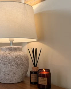 Bordlampe MAREB Keramik Beige