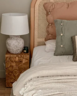 Bordlampe MAREB Keramik Beige