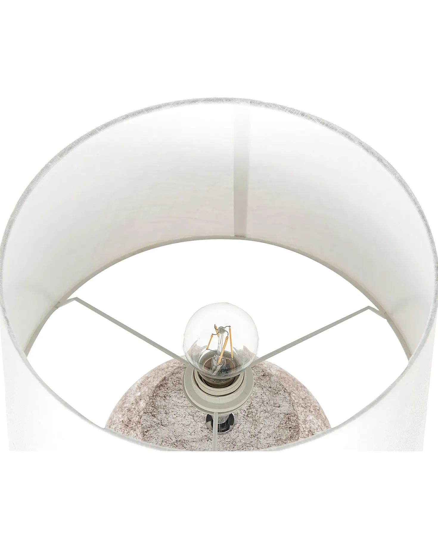Bordlampe MAREB Keramik Beige