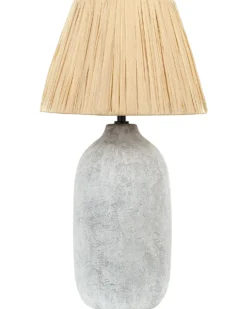 Bordlampe MATILDE Keramik Grå