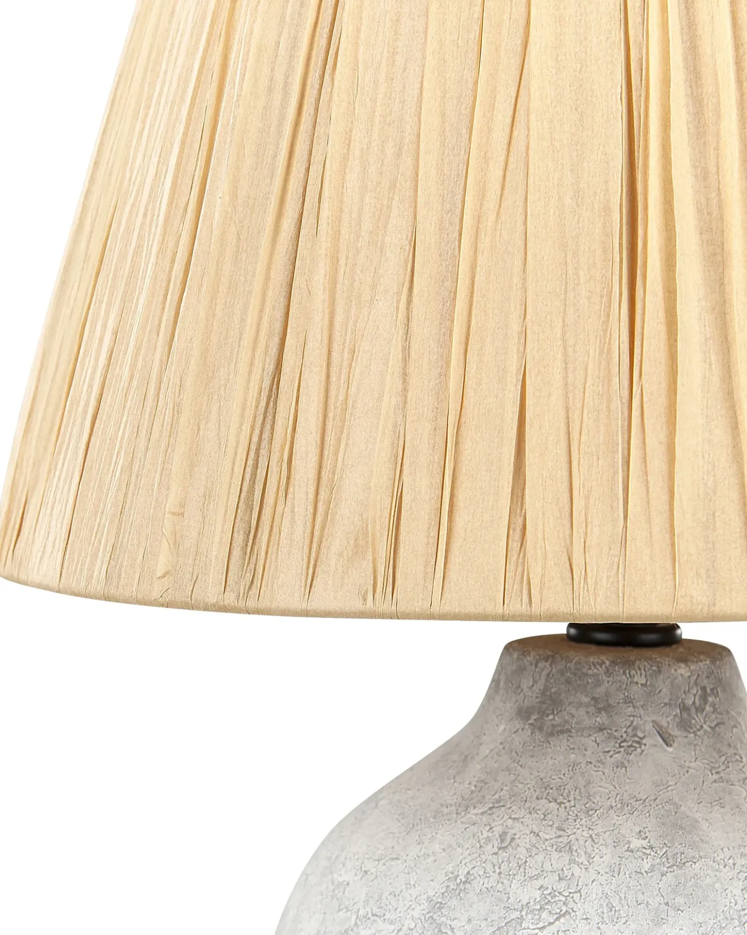 Bordlampe MATILDE Keramik Grå