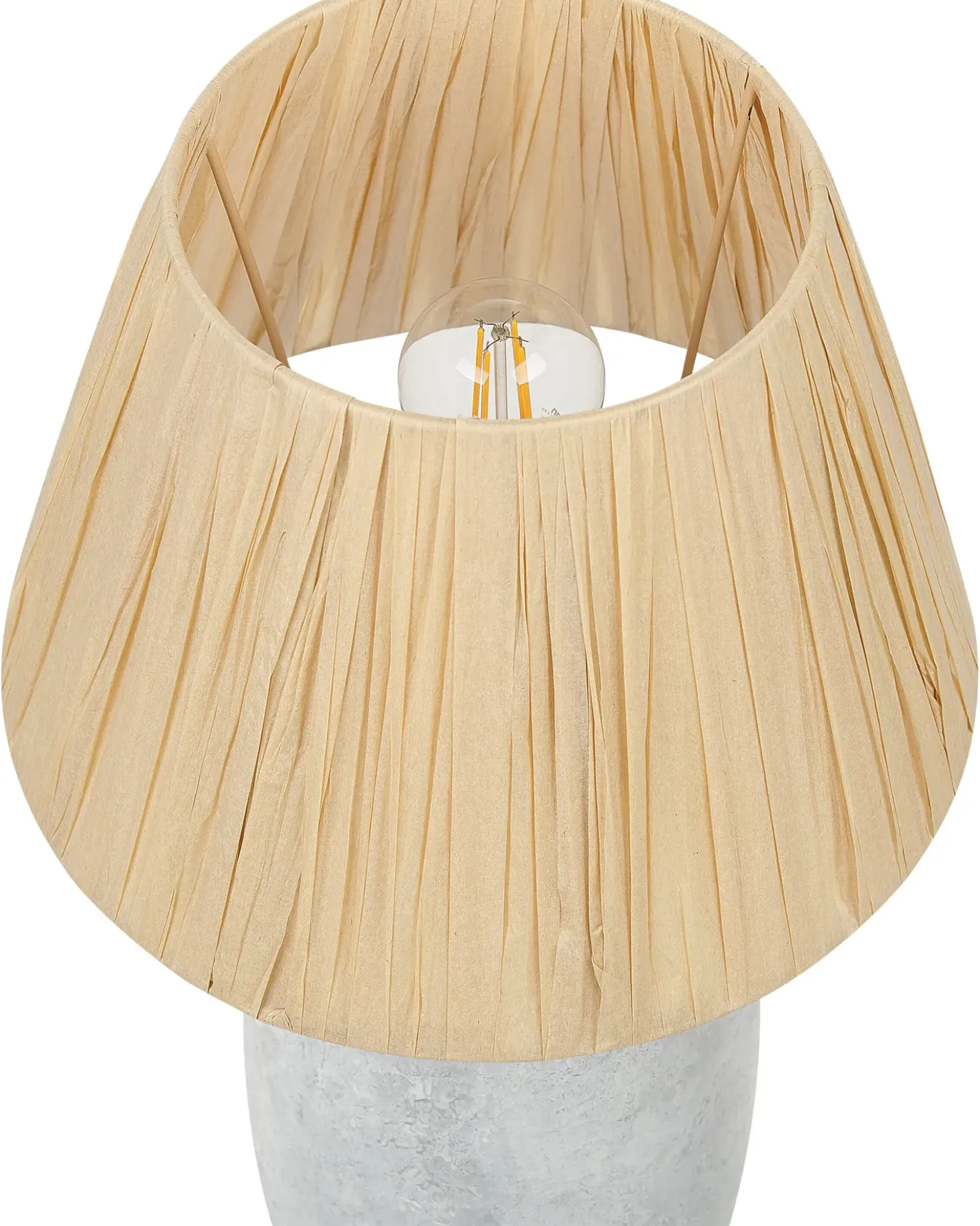 Bordlampe MATILDE Keramik Grå