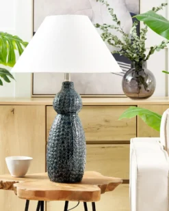 Bordlampe MATINA Keramik Hvid