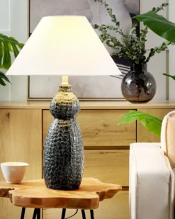 Bordlampe MATINA Keramik Hvid