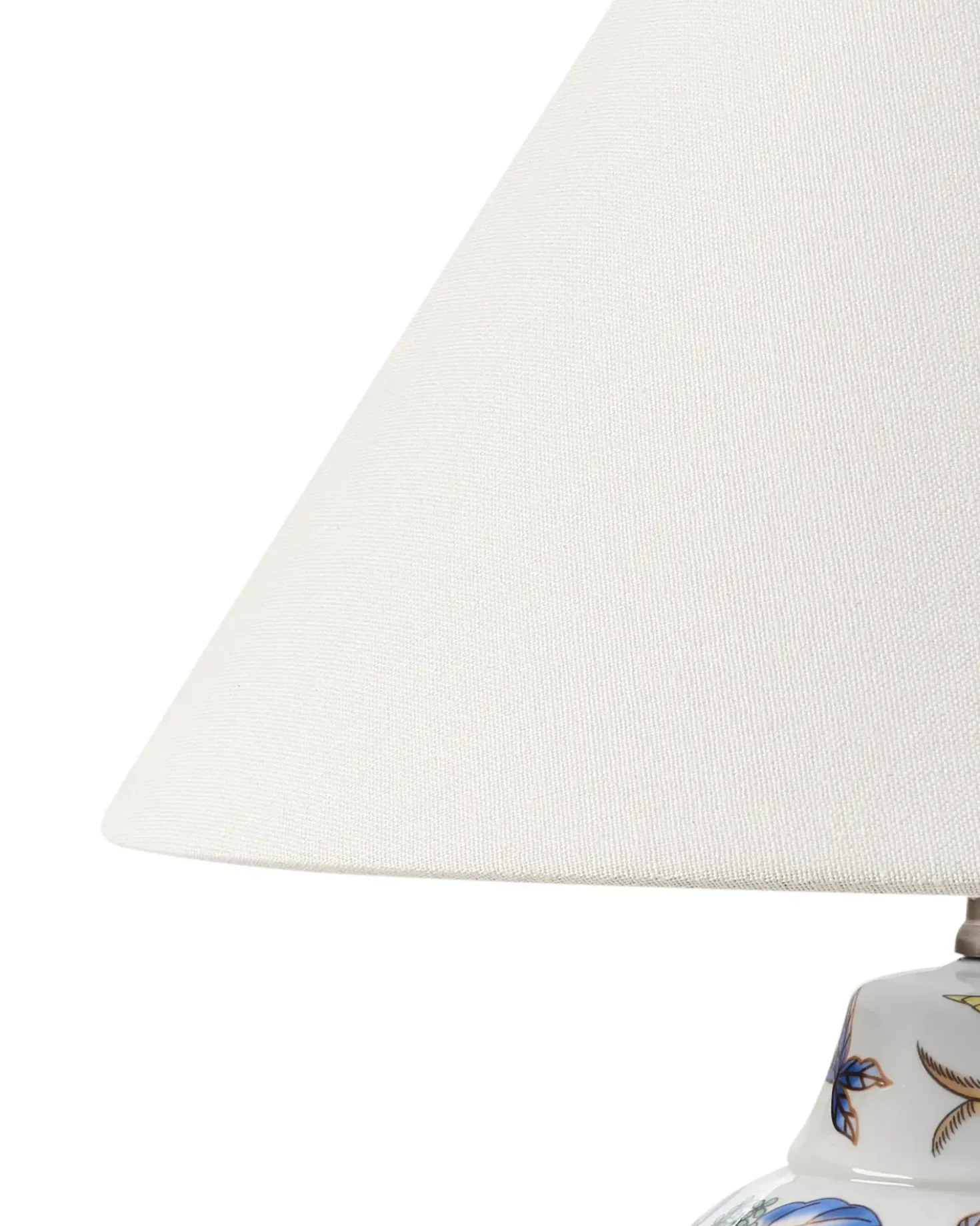 Bordlampe MORACA Porcelæn Hvid/blå