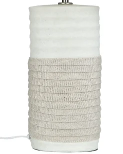 Bordlampe NAVIA Porcelæn Lys Beige