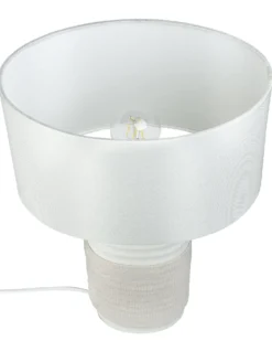 Bordlampe NAVIA Porcelæn Lys Beige