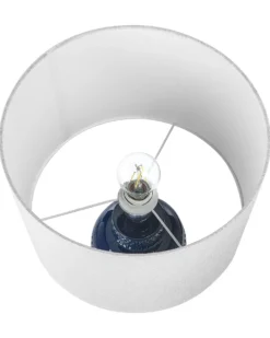 Bordlampe PERLIS Keramik Navy Blå