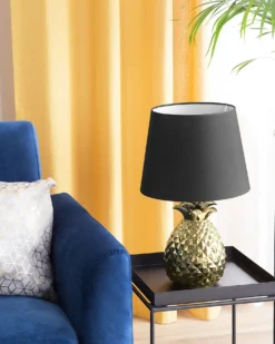 Bordlampe PINEAPPLE Keramik Guld