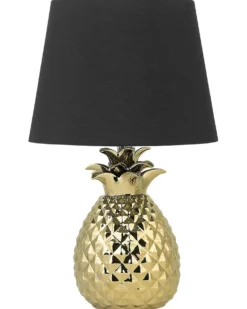 Bordlampe PINEAPPLE Keramik Guld