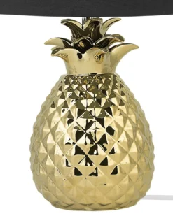 Bordlampe PINEAPPLE Keramik Guld