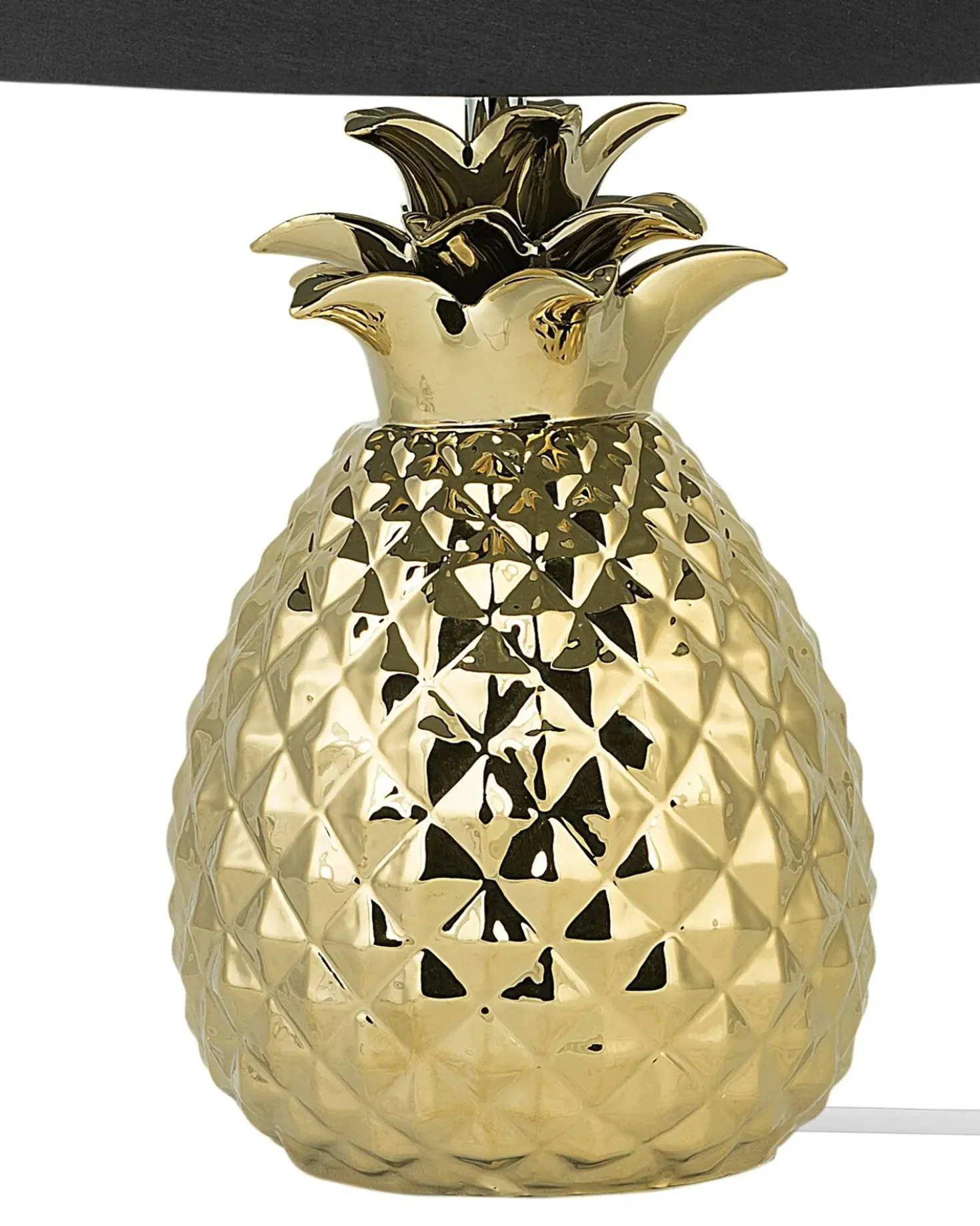 Bordlampe PINEAPPLE Keramik Guld