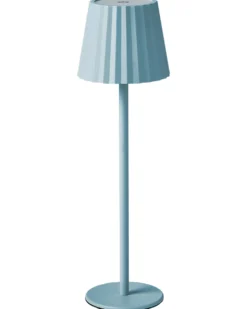 Bordlampe POMBEIRO Metal Himmelblå