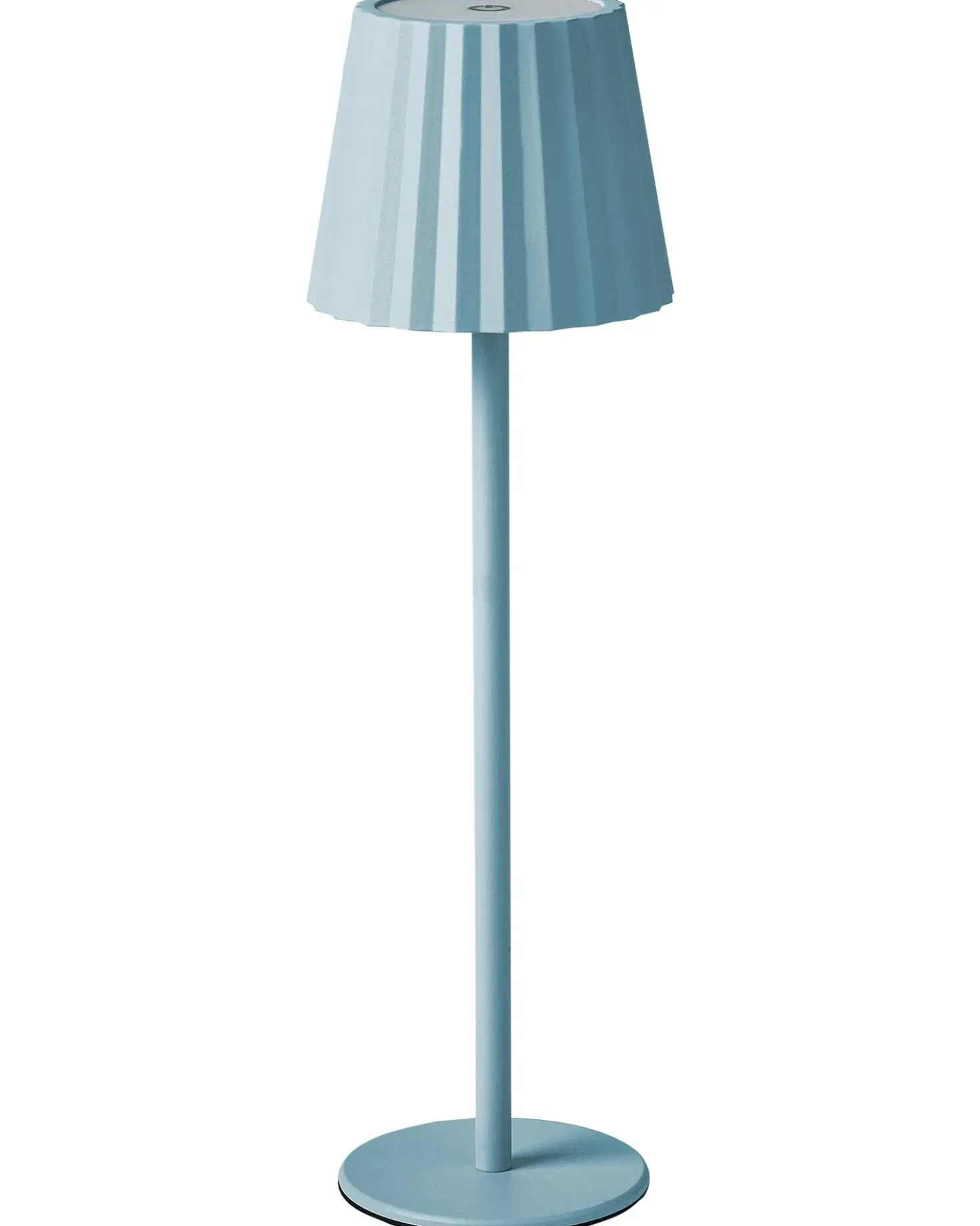 Bordlampe POMBEIRO Metal Himmelblå