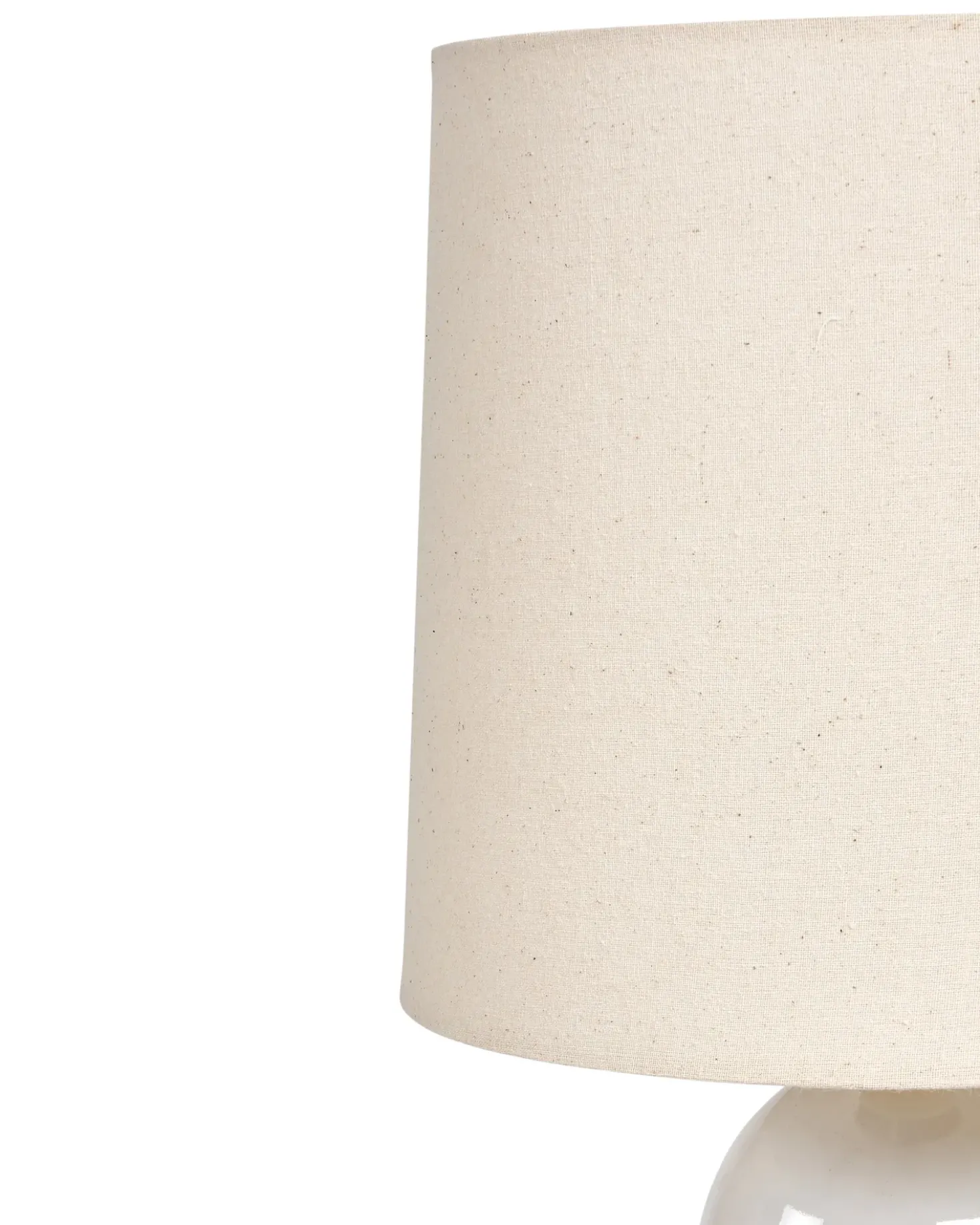 Bordlampe SALIENTE Keramik Cremehvid
