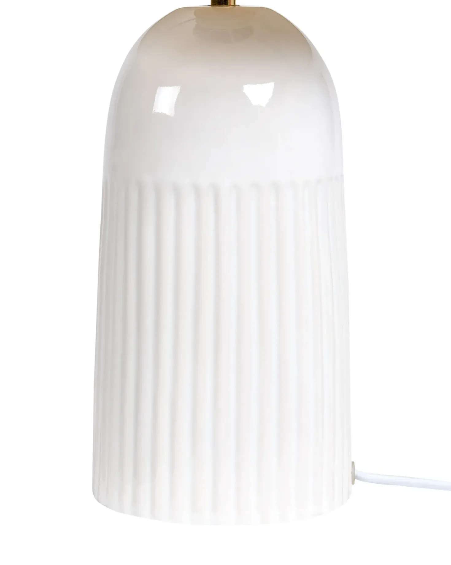 Bordlampe SALIENTE Keramik Cremehvid
