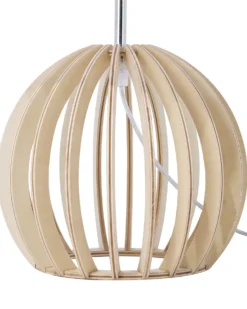 Bordlampe SAMO Brun/hvid