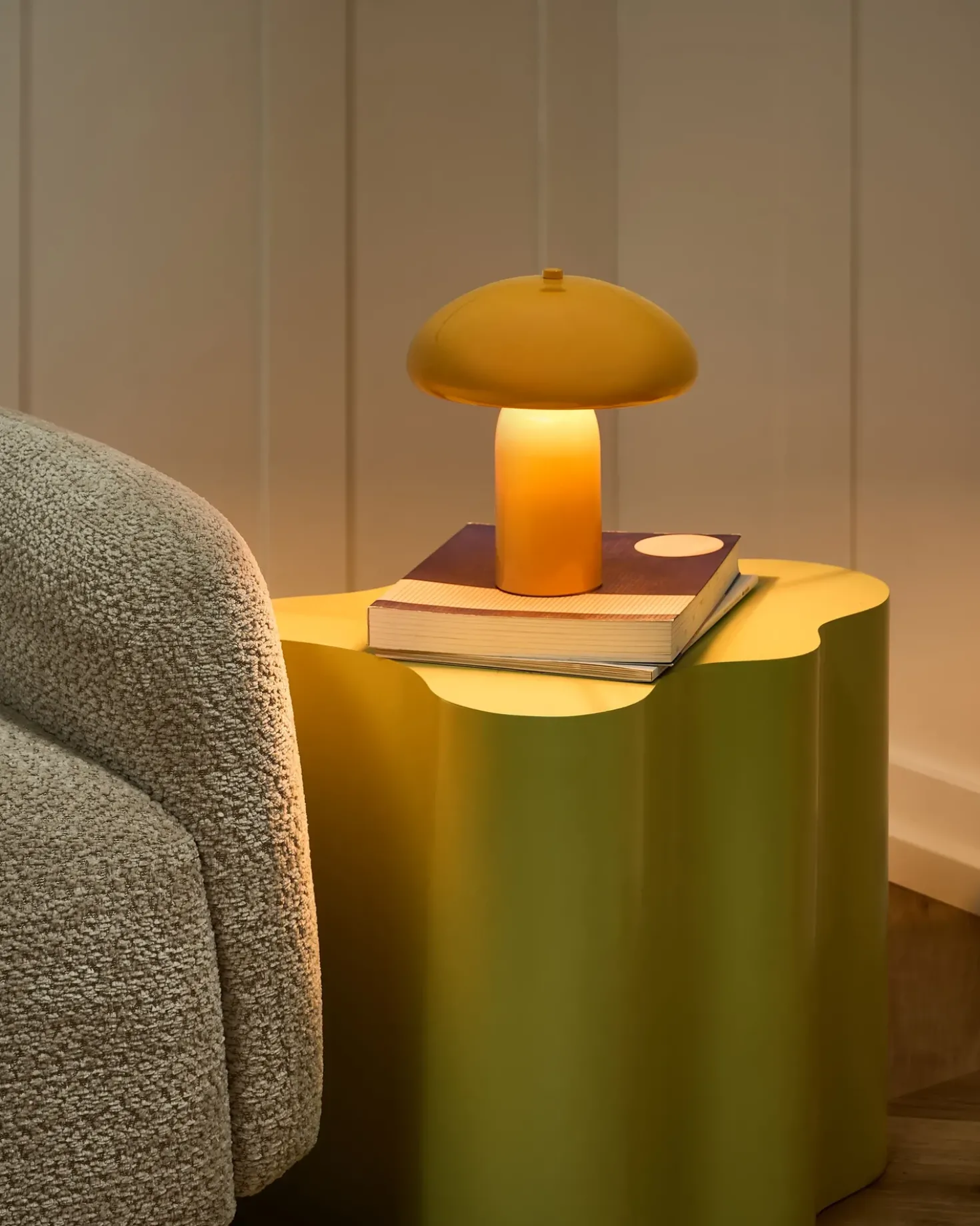 Bordlampe SANYA Metal Gul