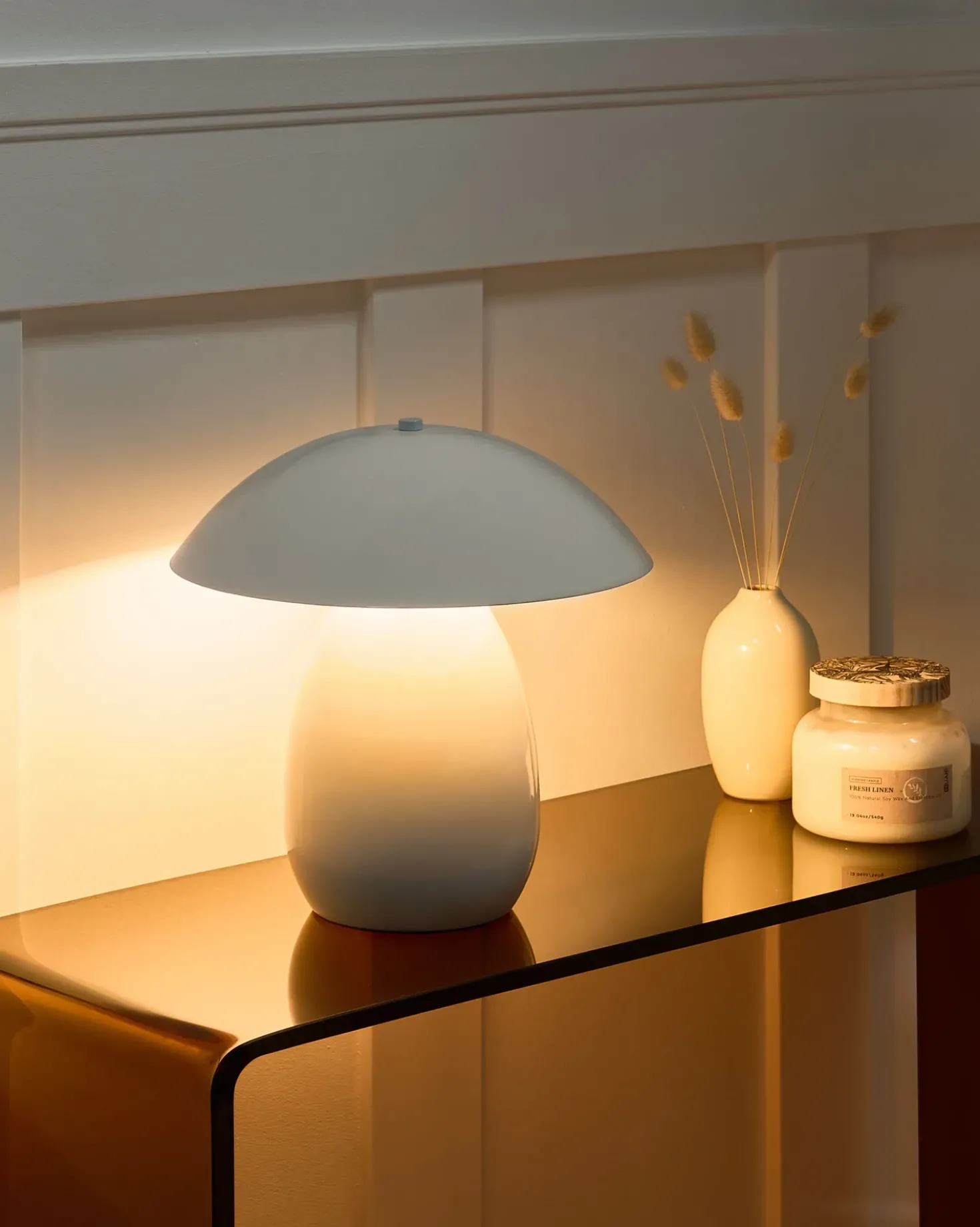 Bordlampe SIGI Metal Hvid