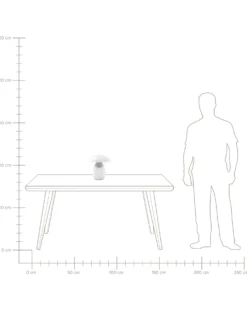 Bordlampe SIGI Metal Hvid