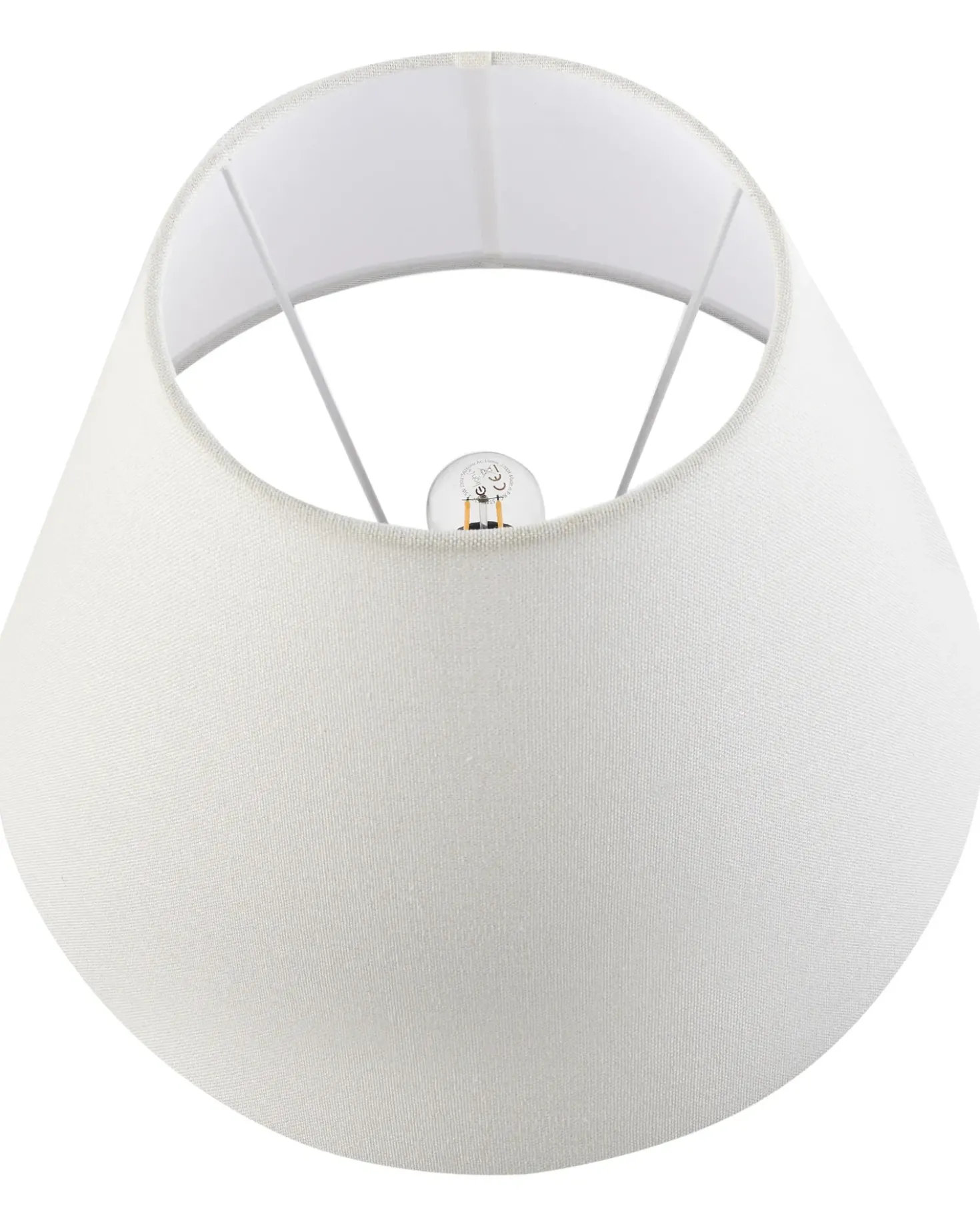 Bordlampe SORRAIA Porcelæn Hvid/blå