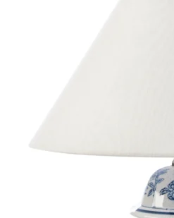 Bordlampe SORRAIA Porcelæn Hvid/blå