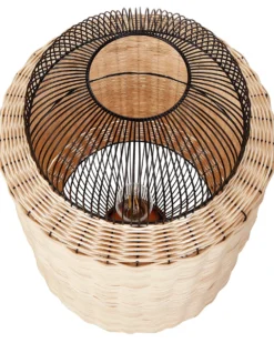 Bordlampe TANGANYIKA Rattan Naturlig